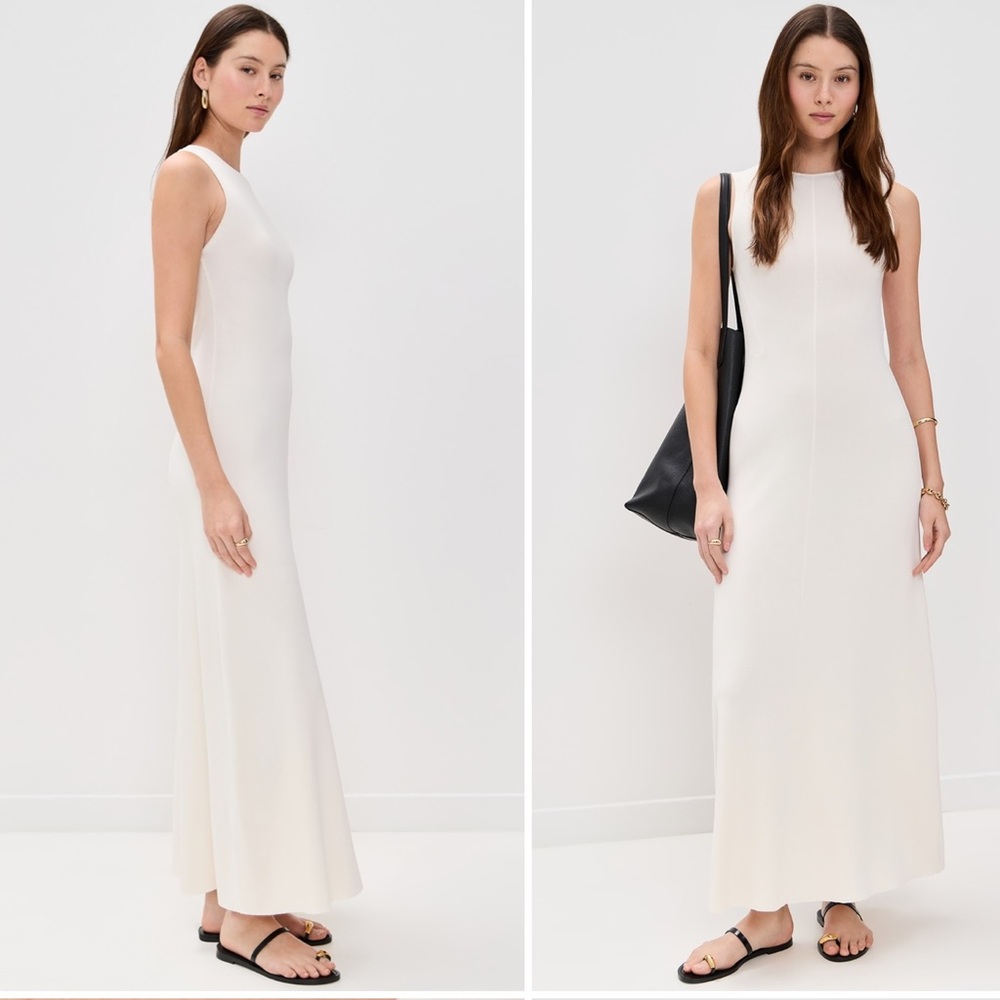 SOLID & STRIPED Lucerne Ivory Maxi Dress